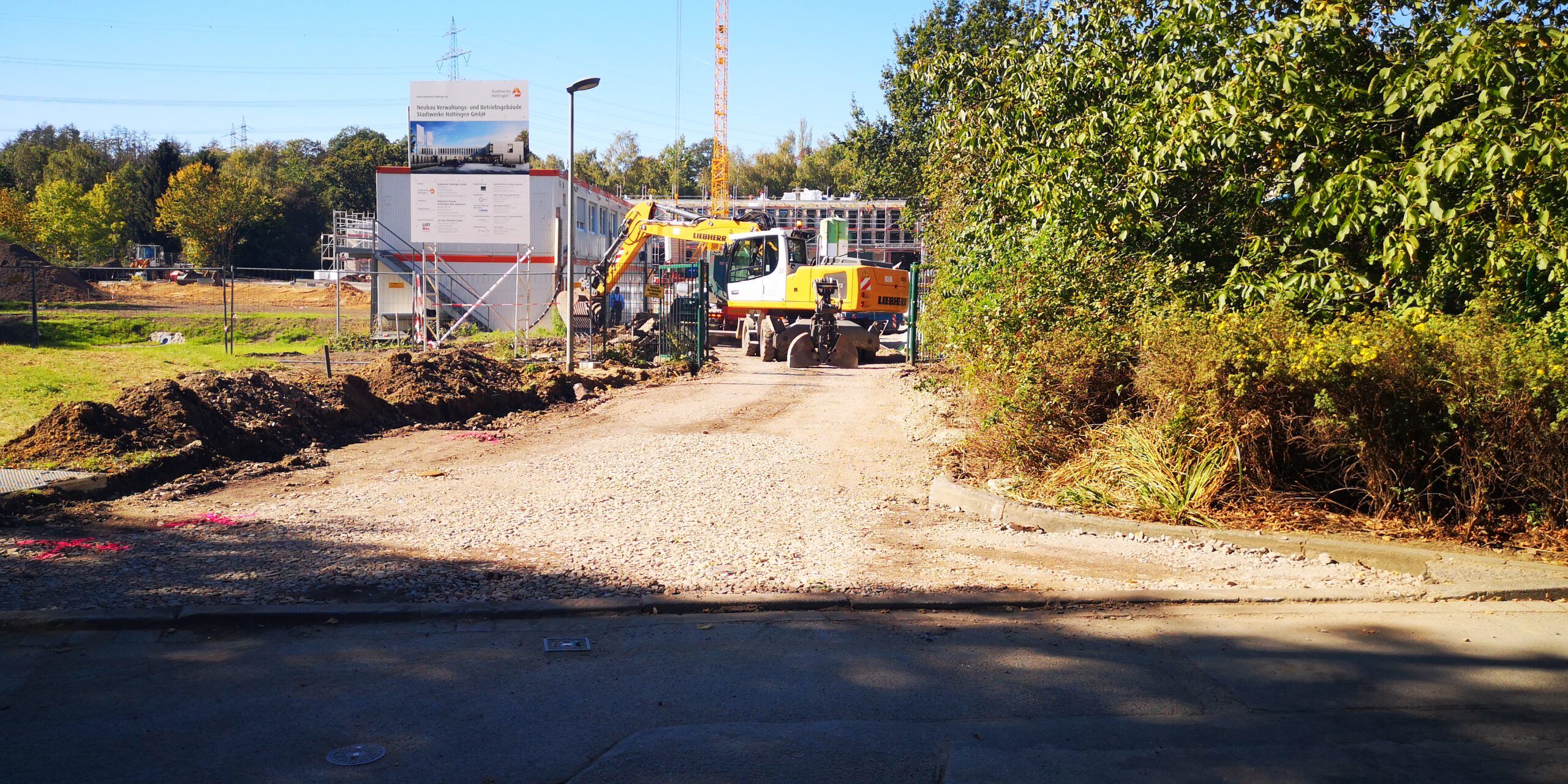 Stadtwerke Hattingen Neubau Außenanlage und Bewässerung