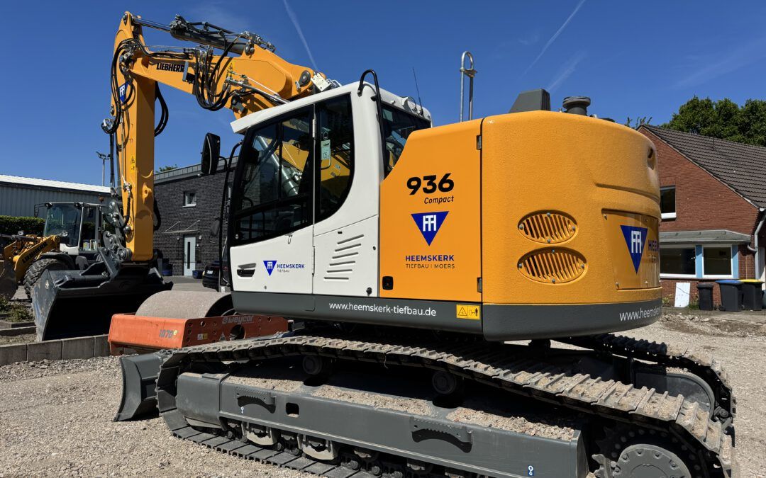 Neuzugang im Fuhrpark: Unser Liebherr R 936 Compact